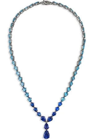 Anabela Chan Collier Aqua Nova serti de pierres