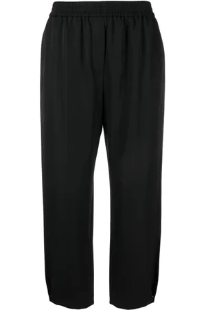 Giorgio Armani Pantalon en laine vierge à coupe fuselée