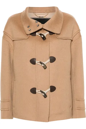 Kiton Manteau boutonné à fini brossé