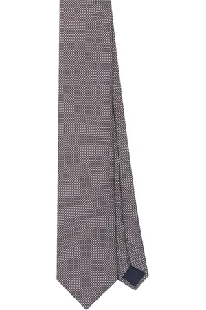 corneliani Cravate en soie à pois