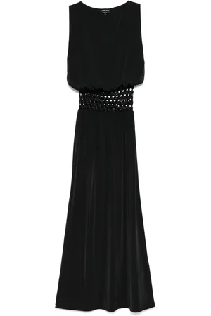 Giorgio Armani Robe longue à design sans manches