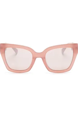 Moschino Lunettes de soleil à monture papillon