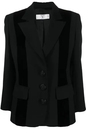 VALENTINO GARAVANI Blazer à simple boutonnage (années 1980)