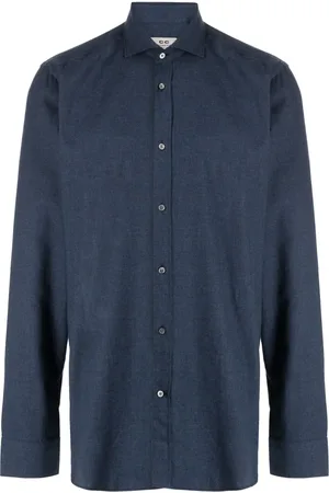 corneliani Chemise en coton à manches longues