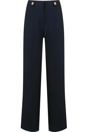 Giorgio Armani Pantalon droit à taille haute