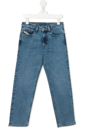 Diesel Jean droit à taille mi-haute