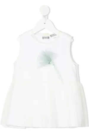 Il gufo Blouse à design superposé en tulle
