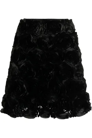 MERYLL ROGGE Chemise en soie à appliques fleurs