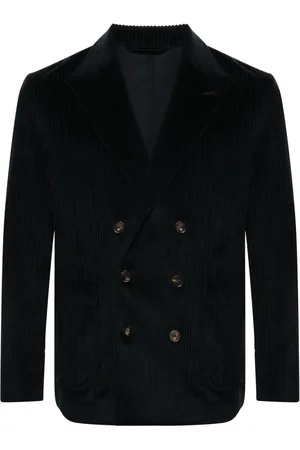 DoppiaA Veste boutonnée à col contrastant