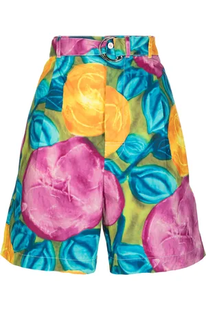 Marni Short fleuri à taille ceinturée