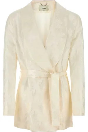 Fendi Veste cache-cœur en soie