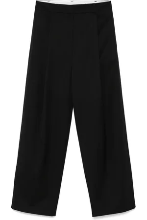 AMOMENTO Pantalon à design plissé