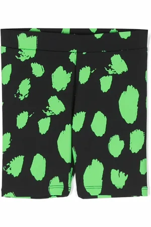 Stella McCartney Short de cyclisme à imprimé graphique