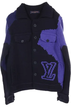 LOUIS VUITTON Cardigan à motif en intarsia (années 2010)