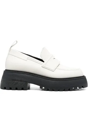 3Juin Mocassins en cuir à plateforme 40 mm