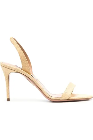 Aquazzura Sandales en cuir à bride unique 95 mm
