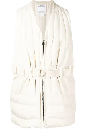 VISVIM Gilet matelassé à taille ceinturée