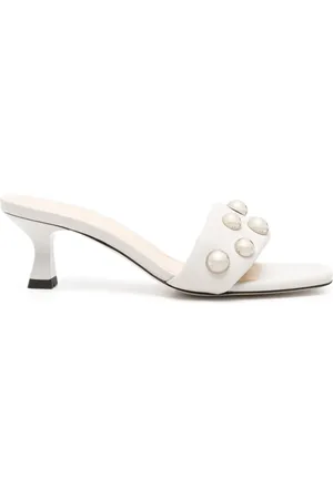 IRO Mules en cuir à détails de clous