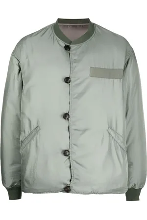VISVIM Veste bomber à col à contrastant