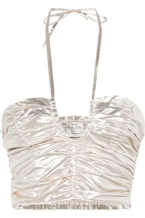 FORTE FORTE Blouse froncée à dos-nu