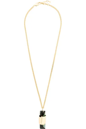 Coup De Coeur Agate stone long pendant