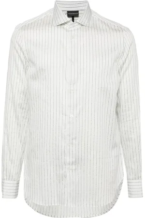 Emporio Armani Chemise à rayures verticales