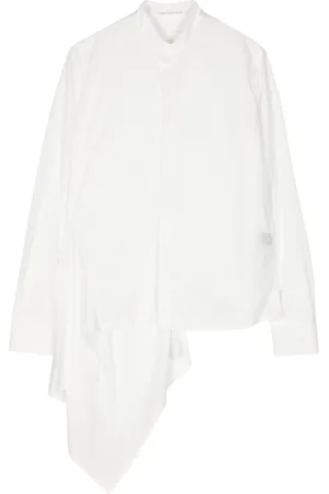 YOHJI YAMAMOTO Chemise en coton à design asymétrique