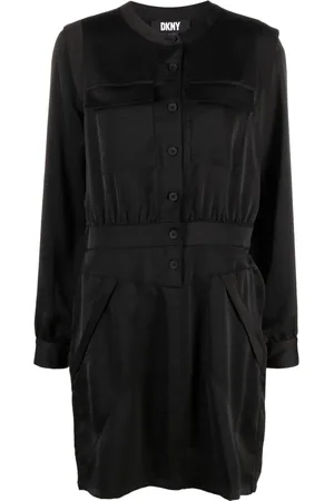 DKNY Robe mi-longue à détails de poches