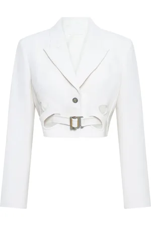 DION LEE Blazer Interloop cintré