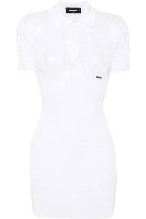 Dsquared2 Robe en maille à coupe courte