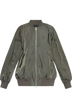 YOHJI YAMAMOTO Veste bomber à patch logo