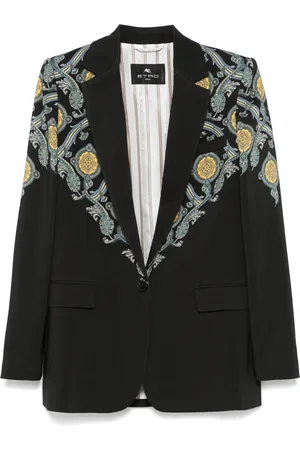 Etro Blazer à motif cachemire