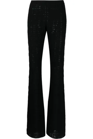 Givenchy Pantalon évasé à motif 4G en jacquard