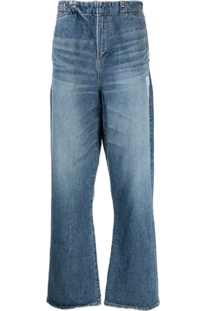 Maison Mihara Yasuhiro Jean droit à taille mi-haute