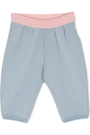 Emporio Armani Pantalon de jogging fuselé à taille à logo