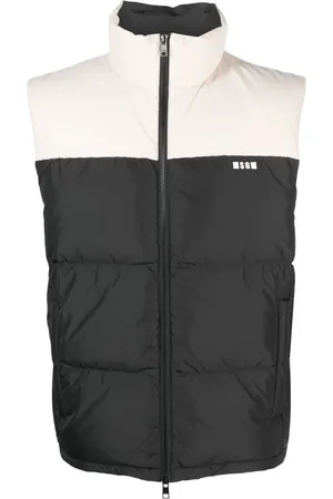 Msgm Gilet matelassé à col montant