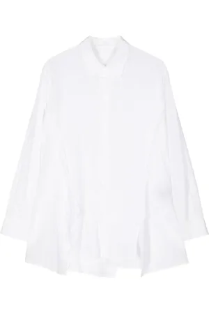 YOHJI YAMAMOTO Chemise drapée à manches longues
