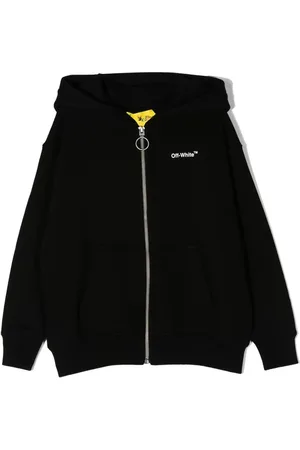 OFF-WHITE Hoodie zippé à logo Racing Arrow