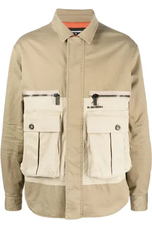 Dsquared2 Veste bicolore à poches à rabat