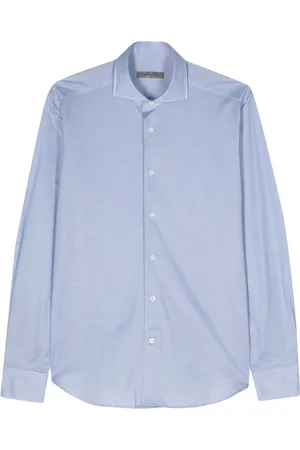 corneliani Chemise en piqué ondulé