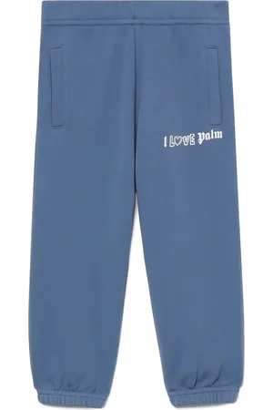 Palm Angels Pantalon de jogging en coton à logo imprimé