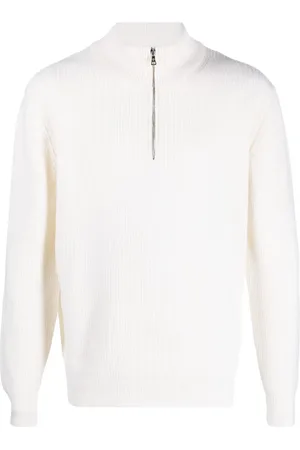 BALLANTYNE Pull en laine à col zippé