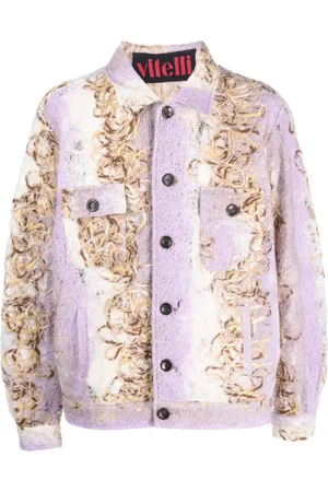 Vitelli Veste bomber à imprimé graphique