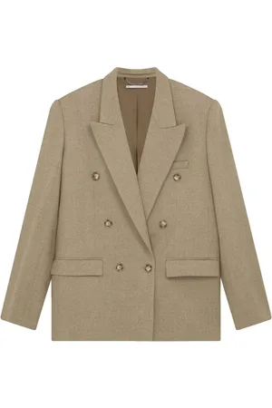 Stella McCartney Blazer en flanelle à boutonnière croisée