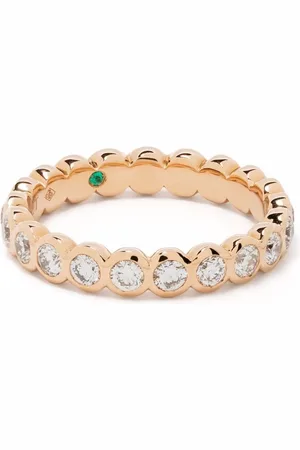 COURBET Anneau Origine en or recyclé 18ct pavé de diamants de synthèse