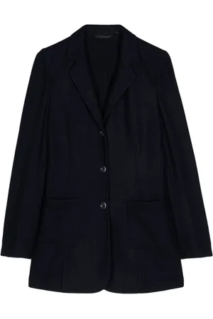 COLOMBO Blazer boutonné à revers crantés