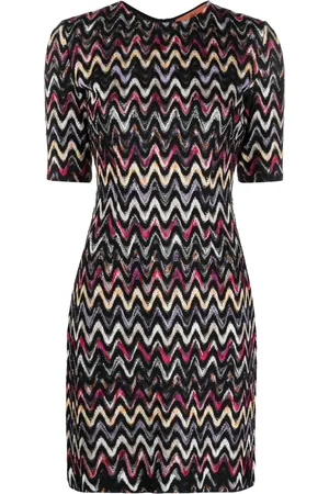 Missoni Robe à broderies en laine mélangée