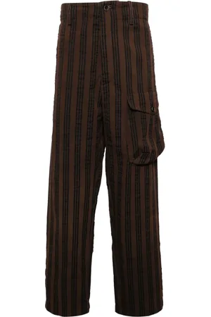 UMA WANG Pantalon sarouel à rayures