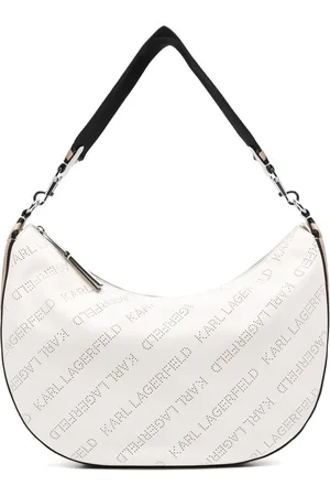 Karl Lagerfeld Sac porté épaule K/Circle à logo perforé