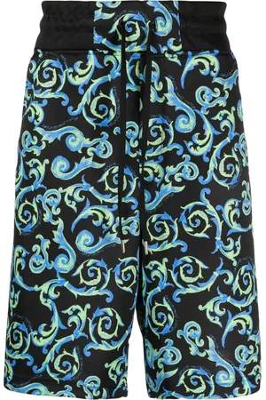 VERSACE Bermuda à imprimé baroque